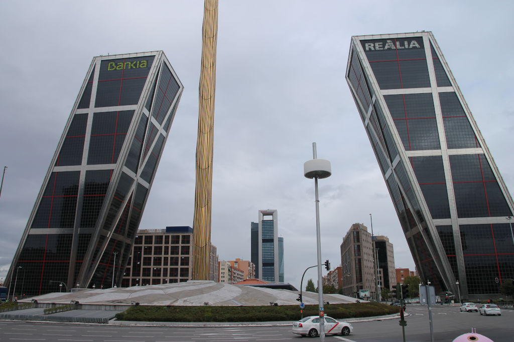 Plaza Castilla en Madrid, 2016